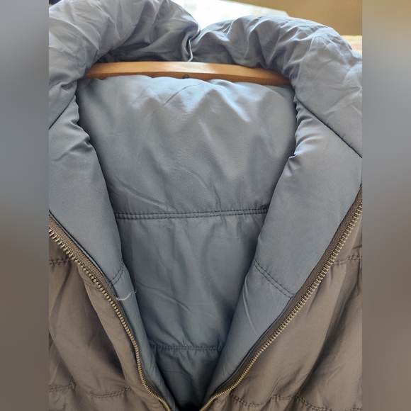 Reversible Blue/Gray Puffer Vest - US Women M - Picture 5 of 5